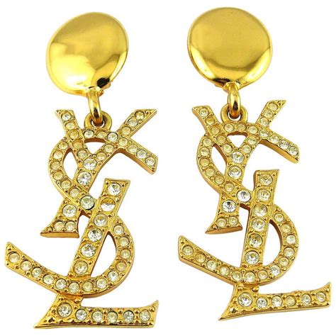 yves saint laurent oorbellen|ysl saint laurent earrings.